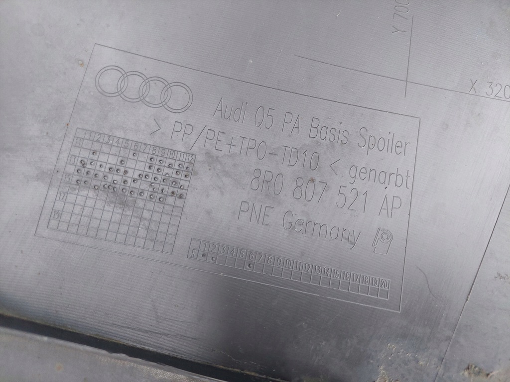 фото №15, Бампер задняя - audi q5 8r - lift - 12-17 - обычный - 8r0