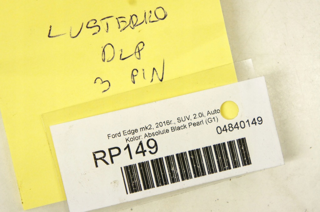 фото №10, Rp149 ford edge mk2 зеркало левая 3 pin absolute black перламутр g1 usa