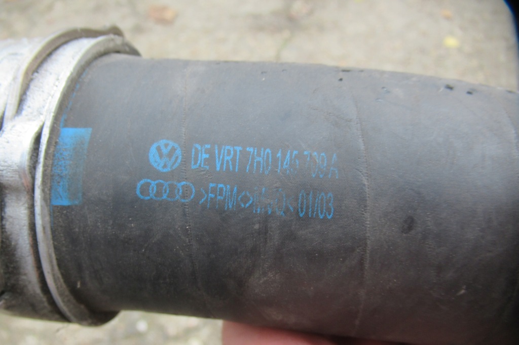 фото №3, Vw t5 2.5 tdi труба интеркулер 7h0145709a
