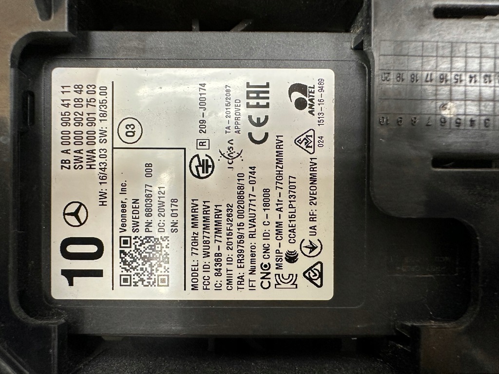 фото №7, Датчик перемикання поперечина руху задня a0009054111 mercedes glb