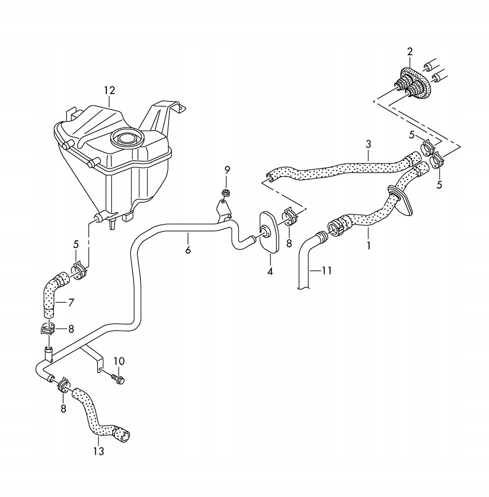фото №13, 8k0819373 wąż шланг жидкость охлаждающей rs4 b8 8k