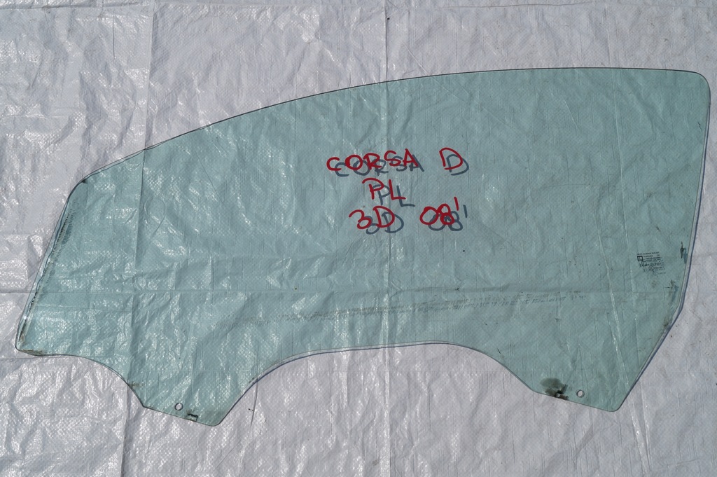 фото №1, Стекло дверь перед левая opel corsa d 3d 3 дверь 08