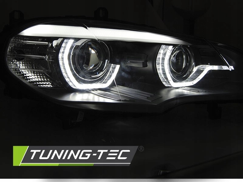 Ліхтарі  ксенон angel bmw x5 e70 -10 drl r87 led Недорого