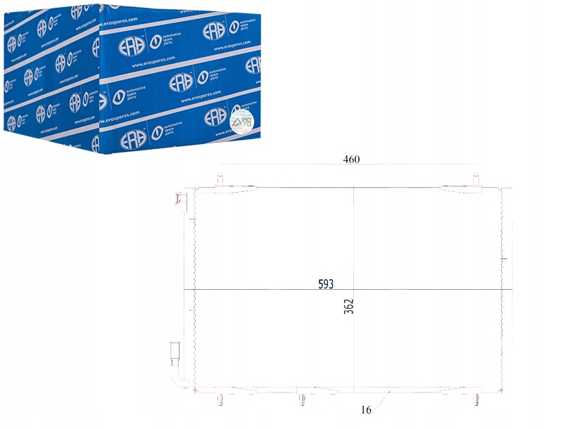 фото №1, Конденсатор кондиціонера era