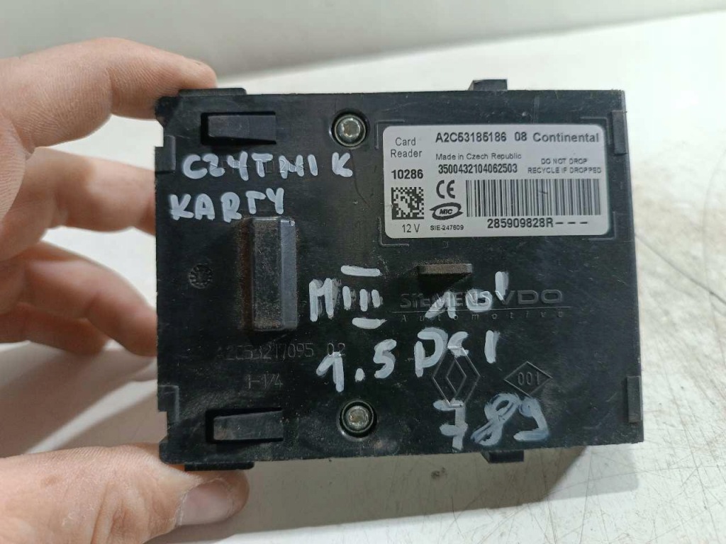 фото №3, Зчитувач карти renault scenic iii 285909828r