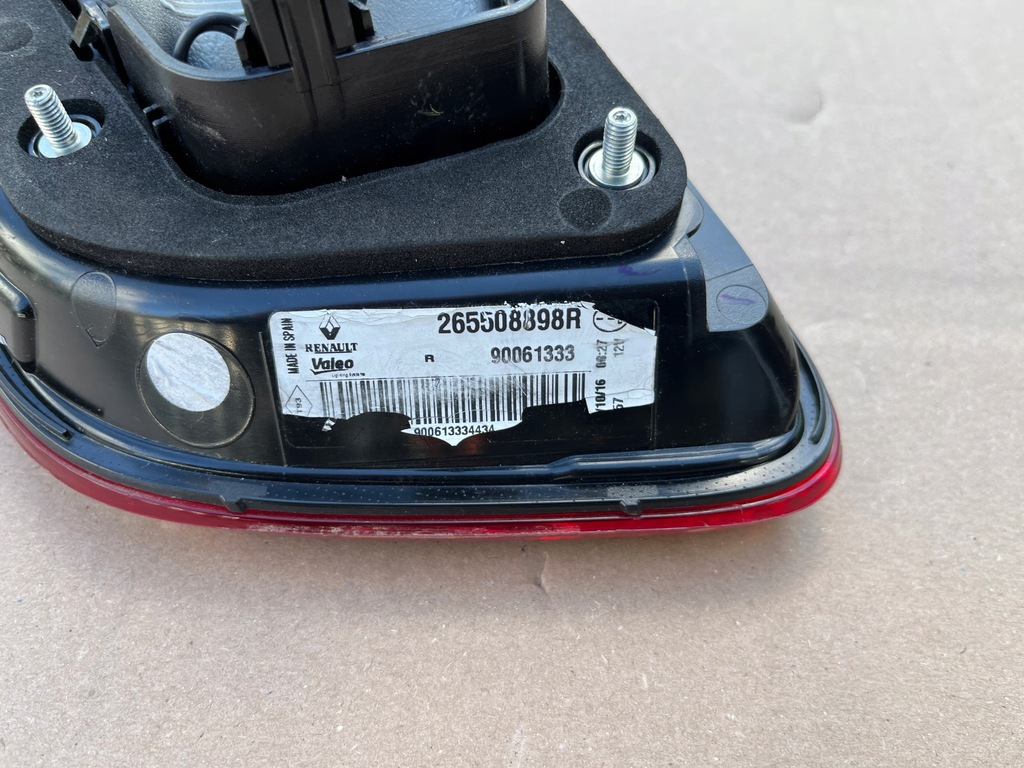 фото №5, Лампа задняя правая renault kadjar led w крышка 2015 - 2018 .