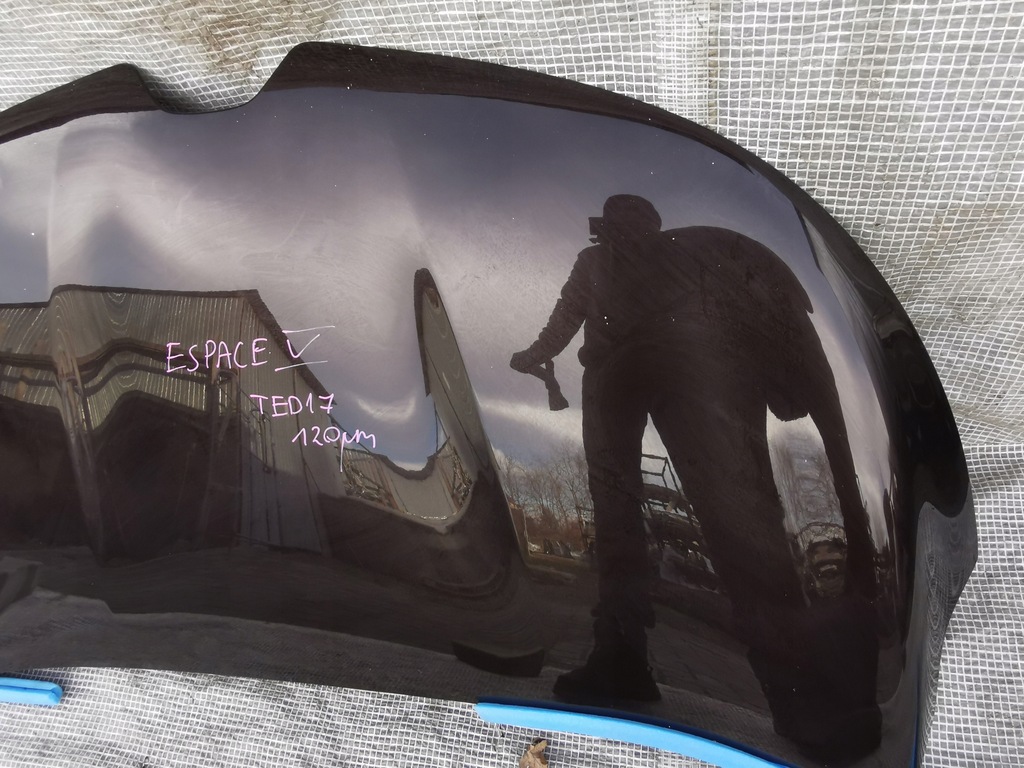 фото №8, Espace v 5 14-19 крышка двигателя капот idealna w цвет ted17 коричневая