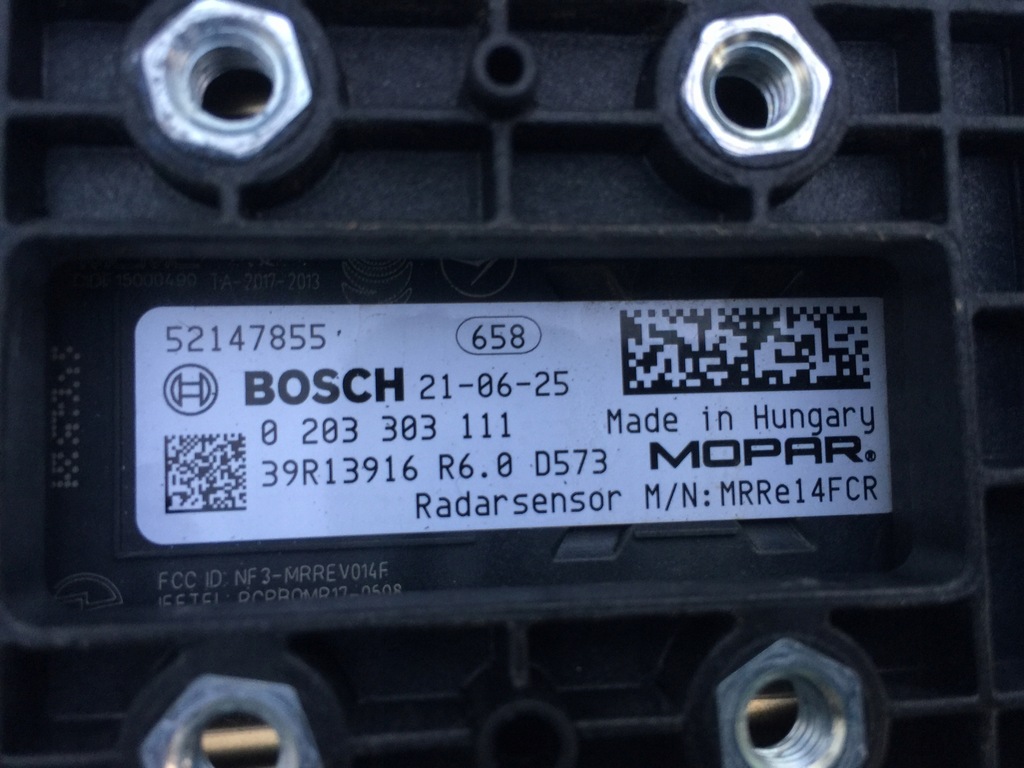 фото №3, Jeep renegade 21 22 модуль радар перед круїз-контроль distronic