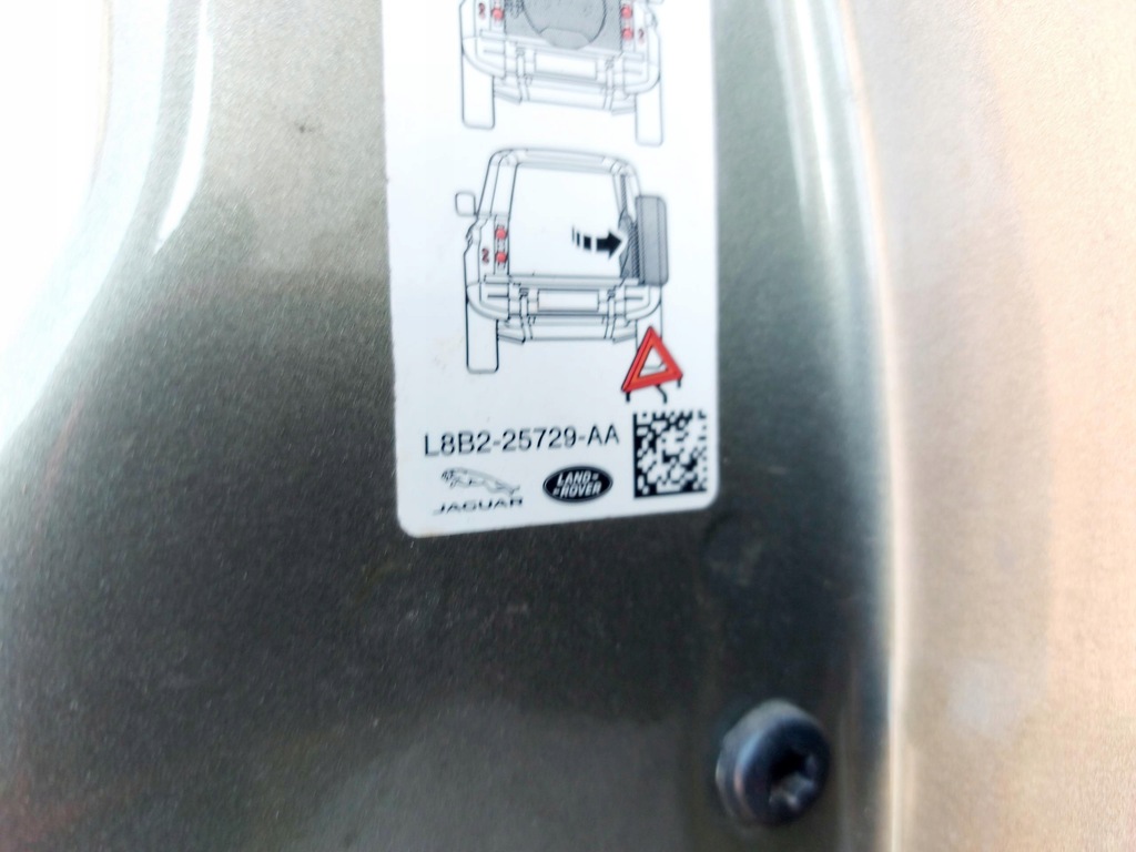 фото №12, Land rover defender l663 21r. кришка багажника задня комплектна колір 1dj l8b2-2579-aa