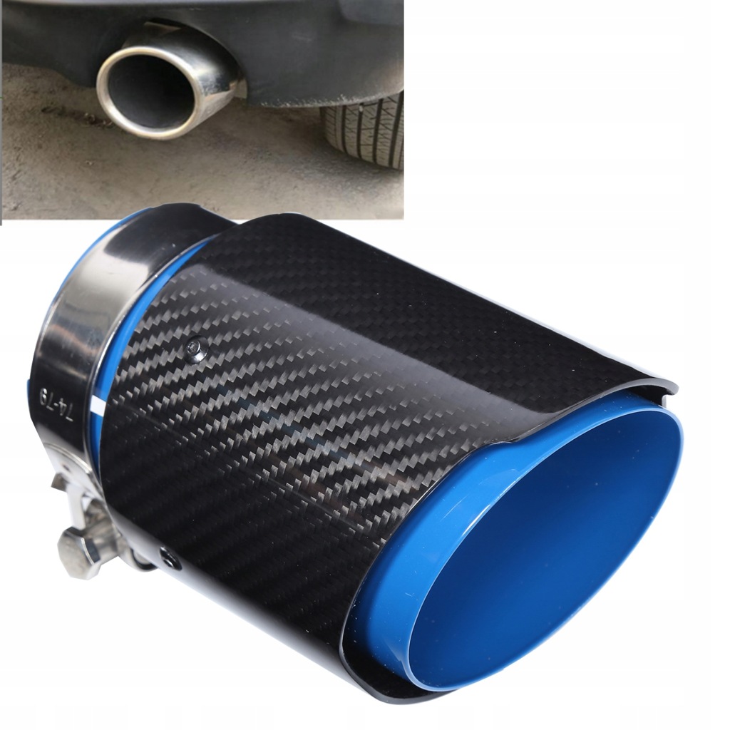 фото №3, Наконечник вихлоп глушника накладка 80-101mm