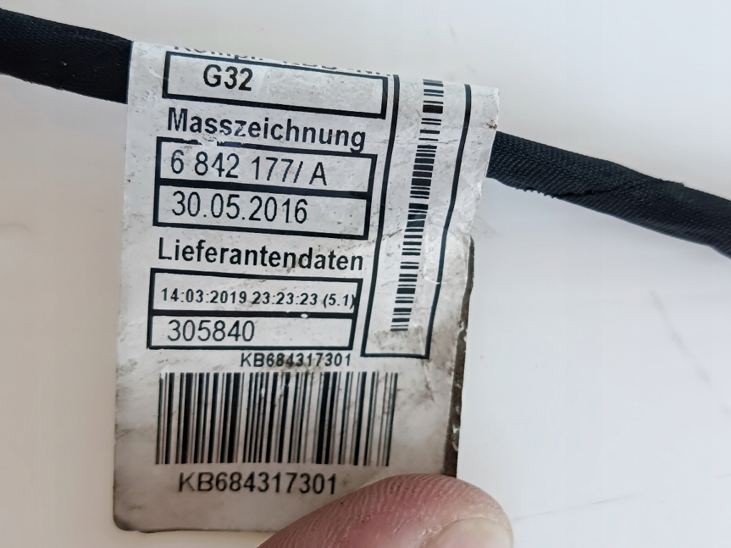 фото №6, Жгут электропроводка pdc задняя 6843173 bmw 6 gt g32