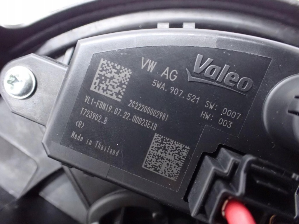 фото №7, Воздуходувка вентилятор отопителя europa 5q1819021e vw golf viii 8 22r