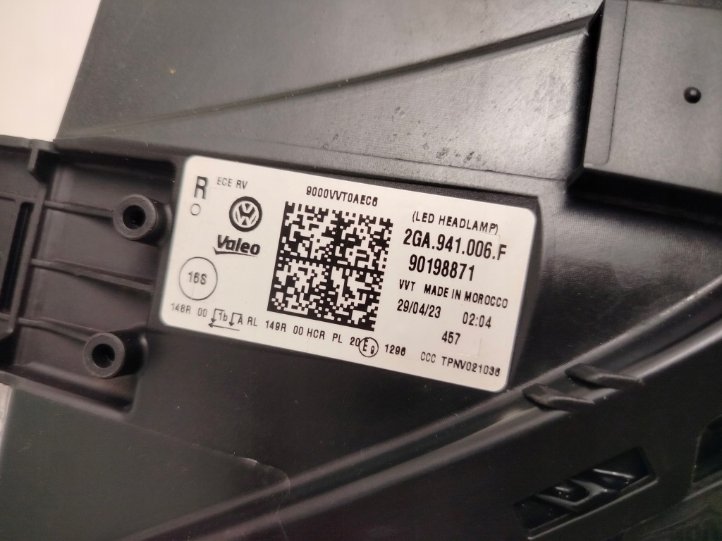 фото №3, Vw t-roc lift led лампа правая