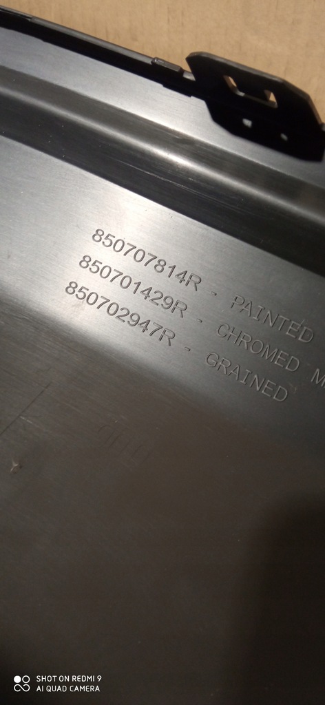 фото №8, Накладка бампера заднього 850707814r 850702947r renault captur ii