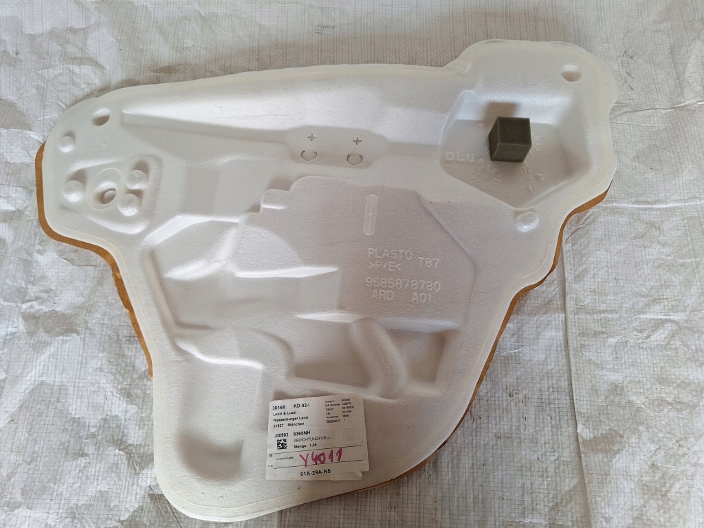 фото №8, Peugeot 508 i дверь правое задние wyguszenie шумоизоляция пенопласт пена