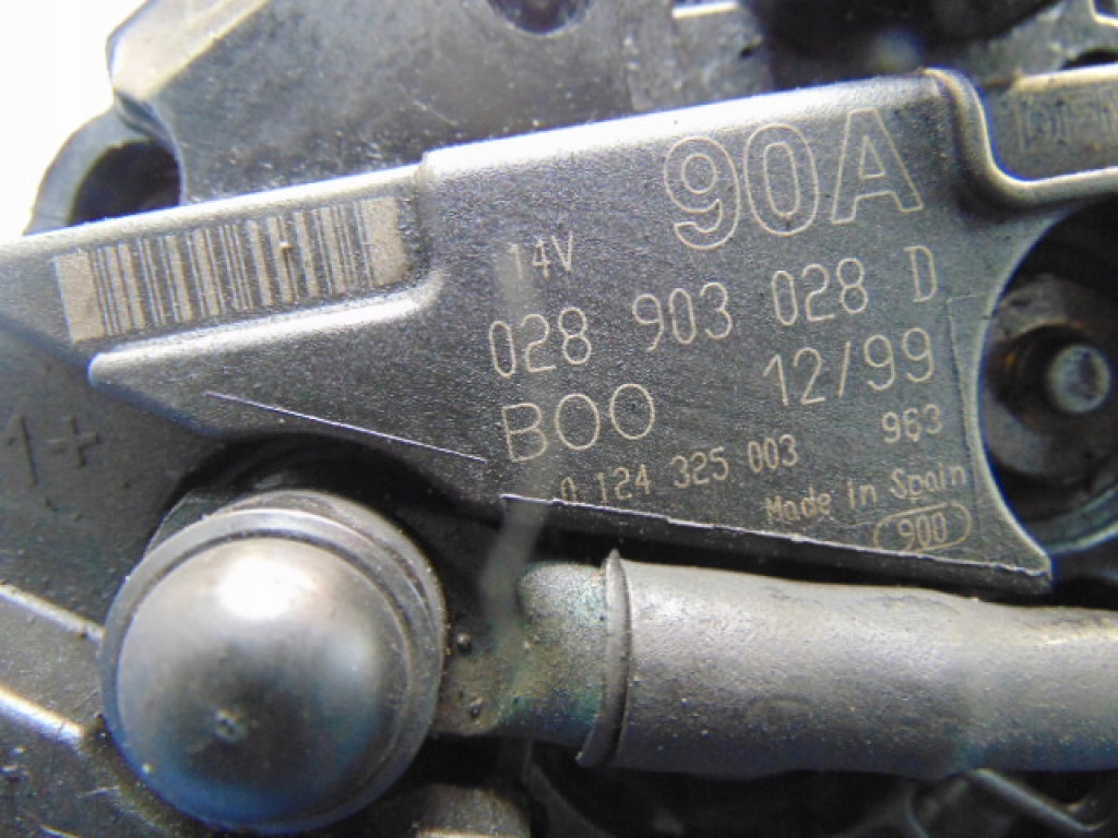 фото №6, Audi a3 8l 1.8 генератор 028903028d