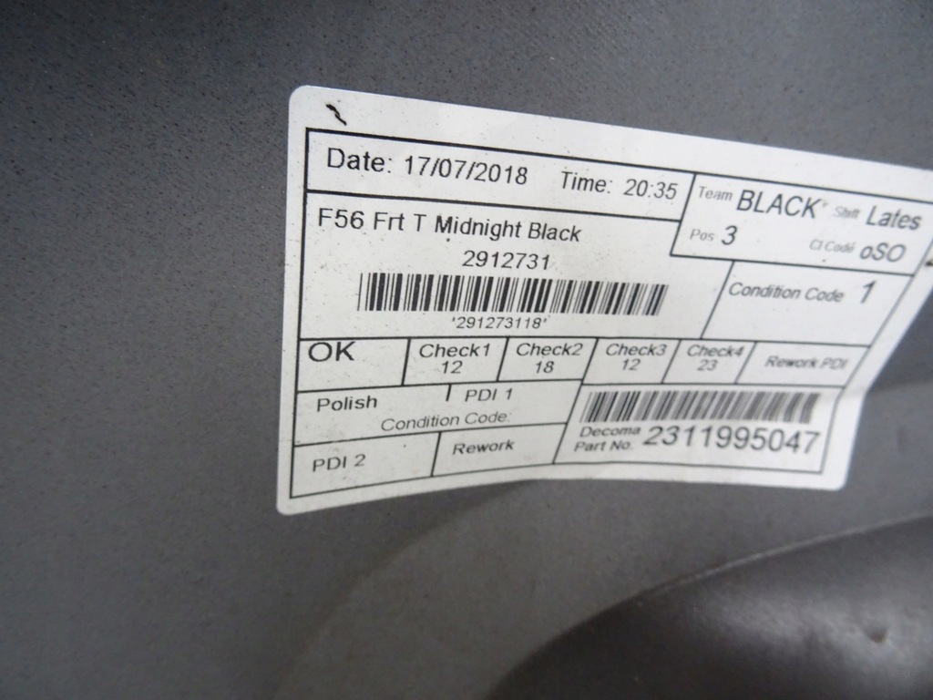 фото №7, Бампер перед mini cooper f55 f56 14-19