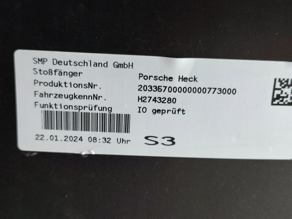 фото №10, Porsche 911 992 carrera 4s бампер задний задняя 992807421