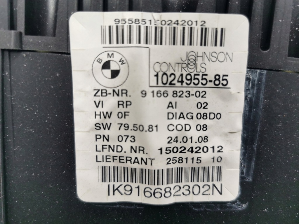 фото №6, Bmw 1 e82 лічильник прилади 9166823 europa 2.0 d n47