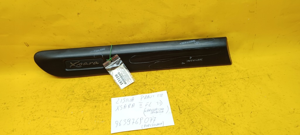 фото №4, Молдинг двері правий задня xsara ii fl 3d 9639769077