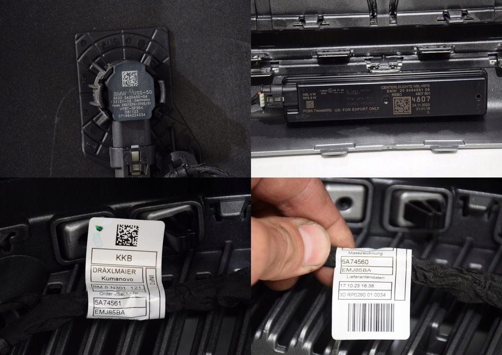 фото №16, Bmw 7 g70 бампер задняя basic 6 pdc хром spacesilber c67