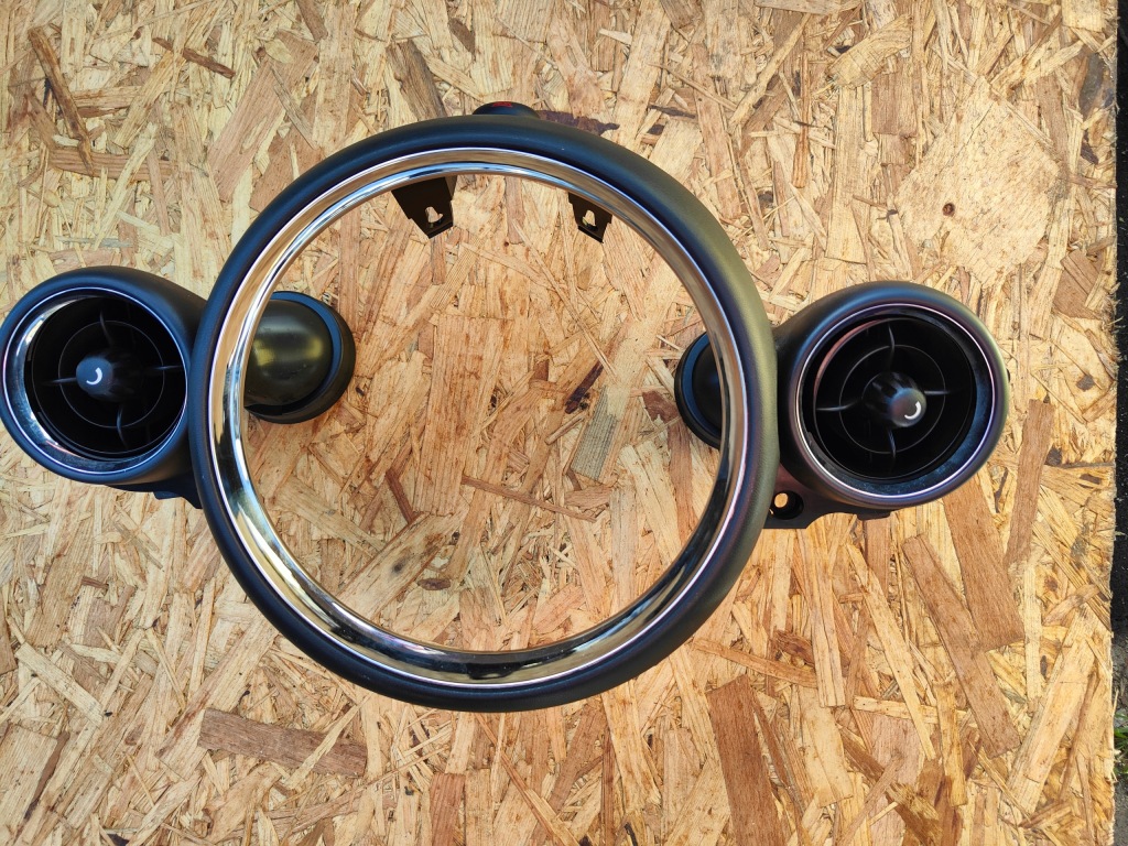 Купить Mini r56 s решётки обдув защита спидометра хром