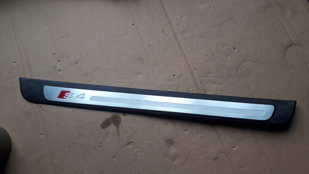 фото №1, S4 b8 lift молдинг накладка порог правый перед