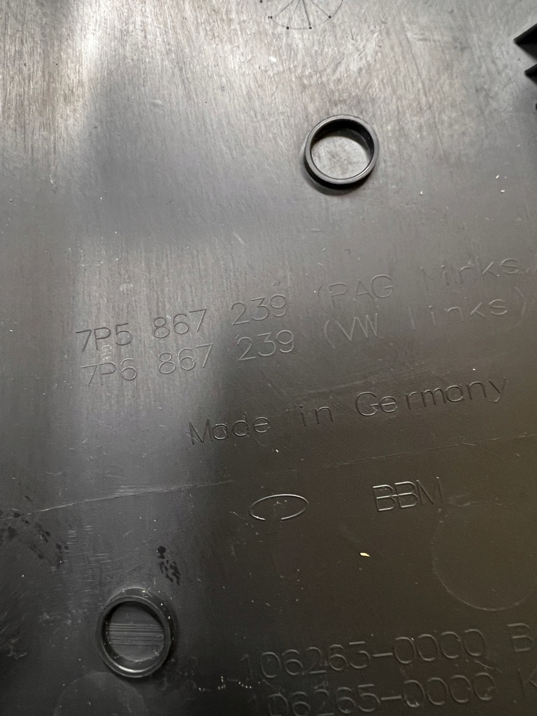 фото №11, Защита обшивка стойка b левая porsche cayenne ii 7p5 lift 92a