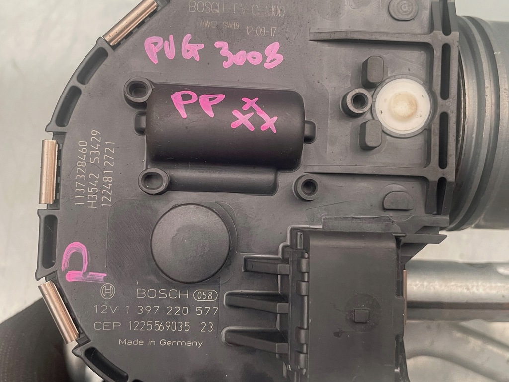 фото №10, Peugeot 3008 2009- механизм дворник правый