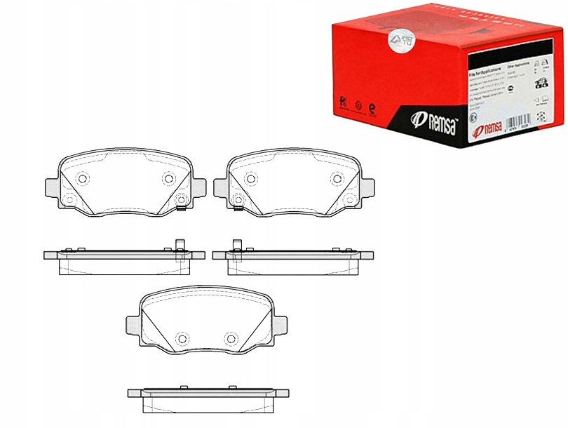 фото №1, Remsa гальмівні колодки гальмівні jeep renegade автомобіль tere