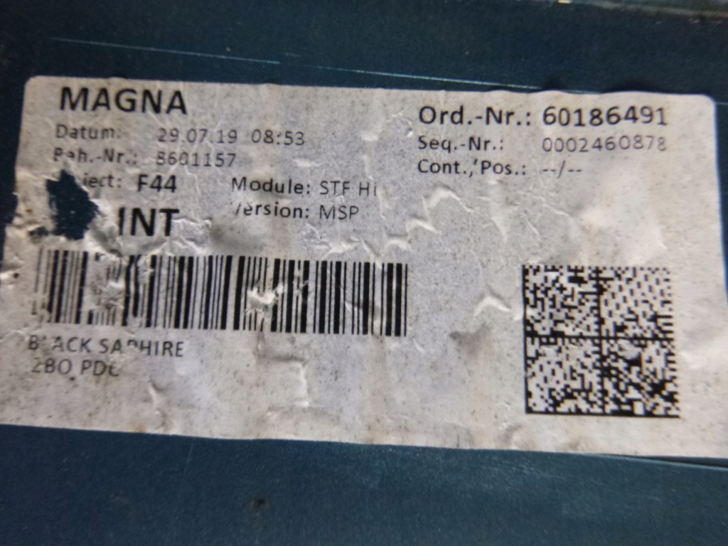 фото №13, Bmw 2 m2 f44 f 44 m sport набор бампер задняя 4xpdc