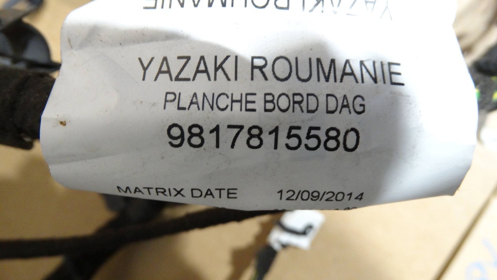 Citroen jumpy 3 жгут электропроводка панели консоли 9817815580 с Разборки