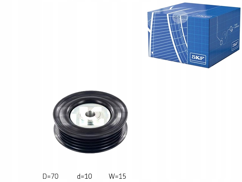 фото №1, Skf vkm 66028 ролик направляющая / направляющая, ремень клиновой зубчатый