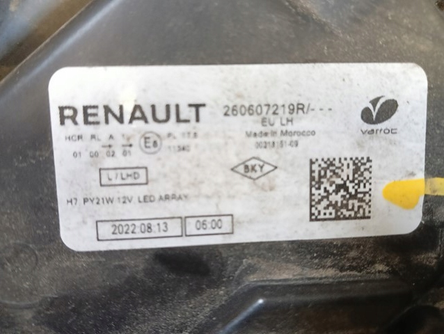 фото №8, Лампа левая левый full led dacia sandero iii jogger logan 21-