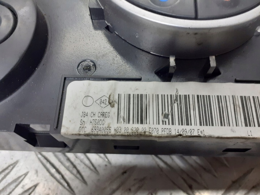 фото №3, Панель обдув renault scenic ii 69340055