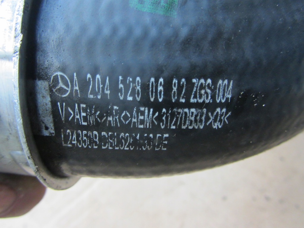 фото №4, Mercedes c w204 шланг труба інтеркулер