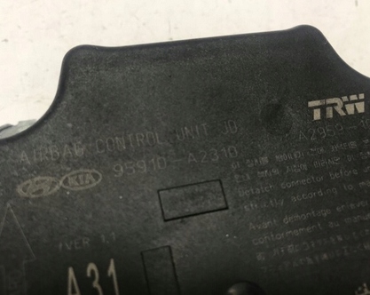 фото №2, Модуль датчик подушка безопасности kia ceed ii 95910 a2310