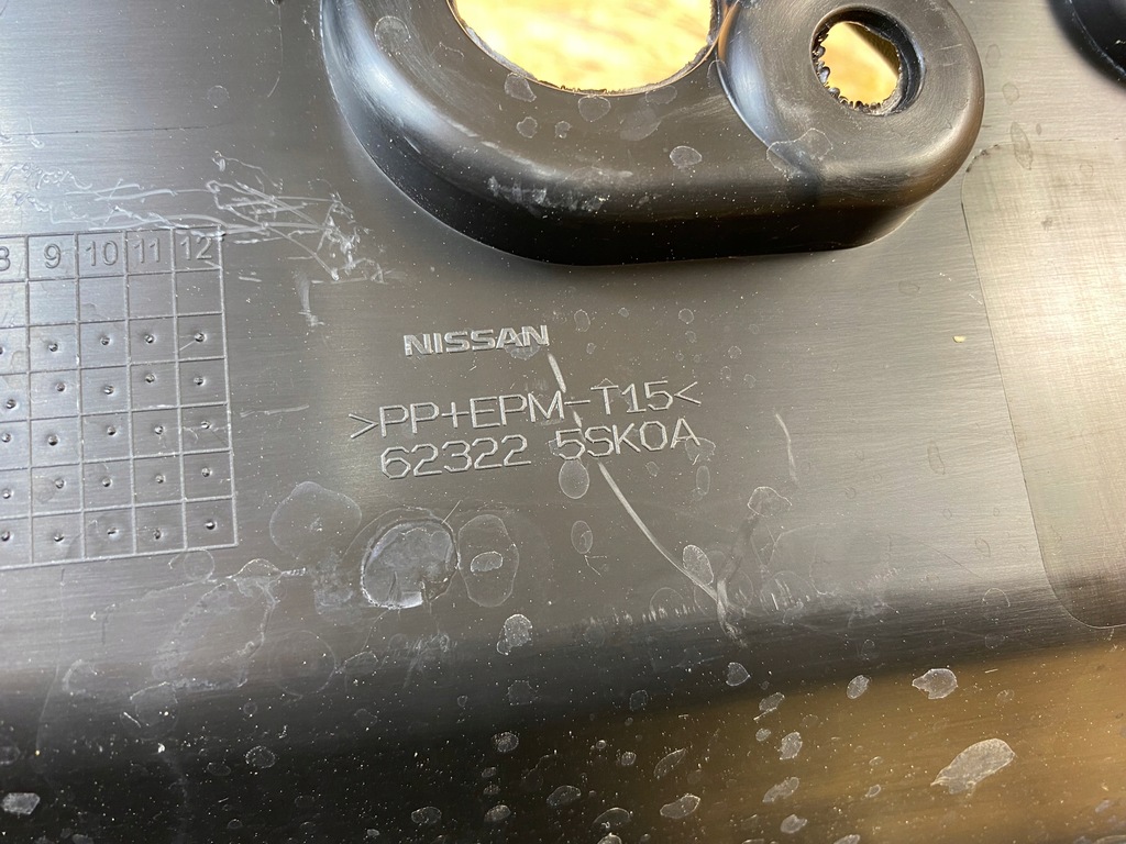 фото №14, Накладка защита поперечина передний nissan leaf ii 623225sk0a 2017-