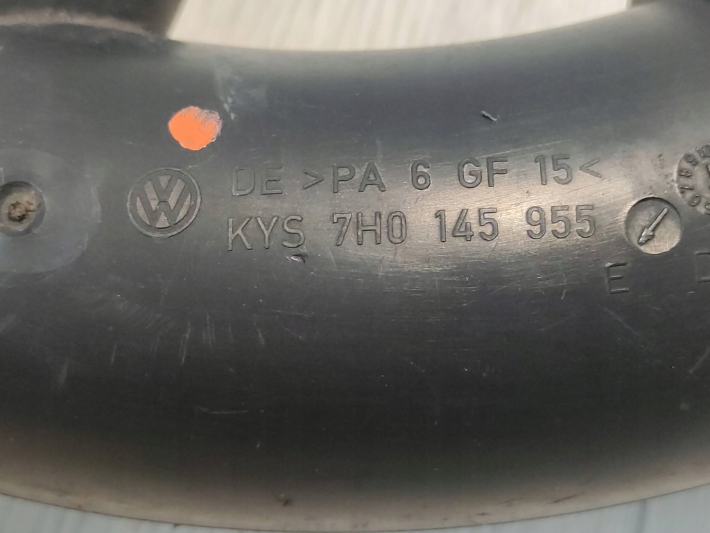 фото №6, Vw multivan t5 труба wąż интеркулер 7h0145955