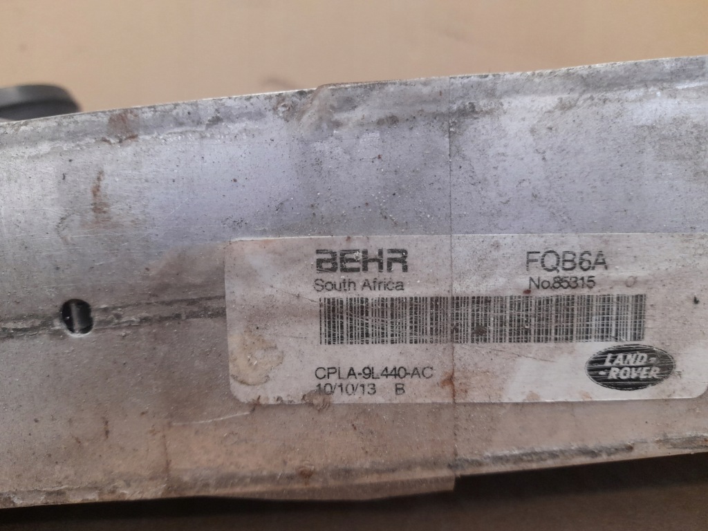 Радиатор интеркулер land rover sport 2 3.0 4.4 Доставка