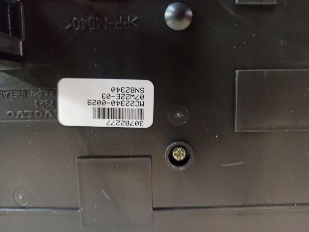 фото №3, Панель блок керування обдув радіо volvo v70 iii