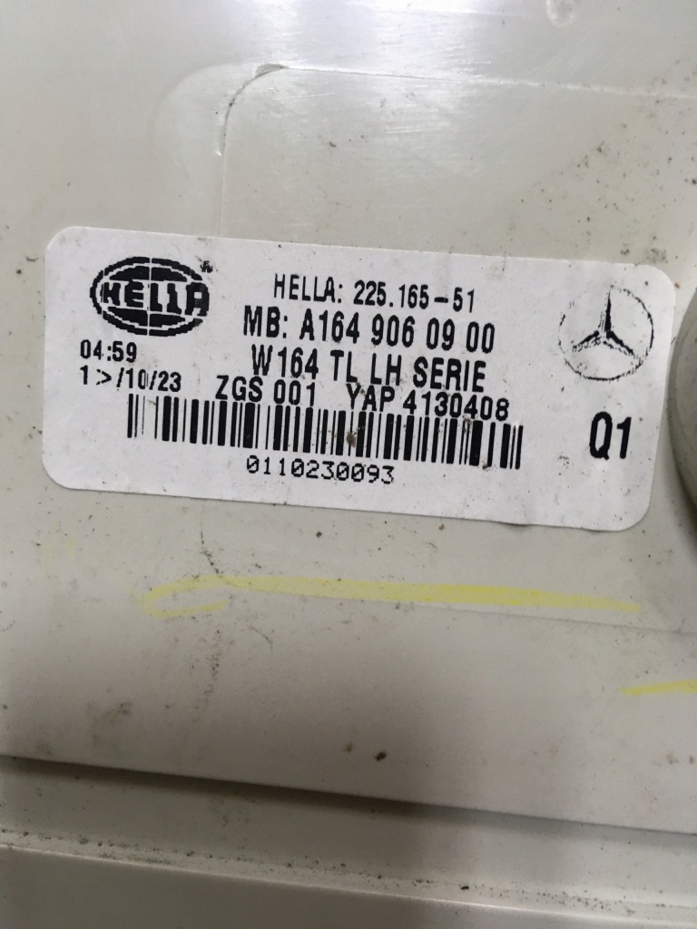 Mercedes лампа задний  a164 1649060900 в Украине