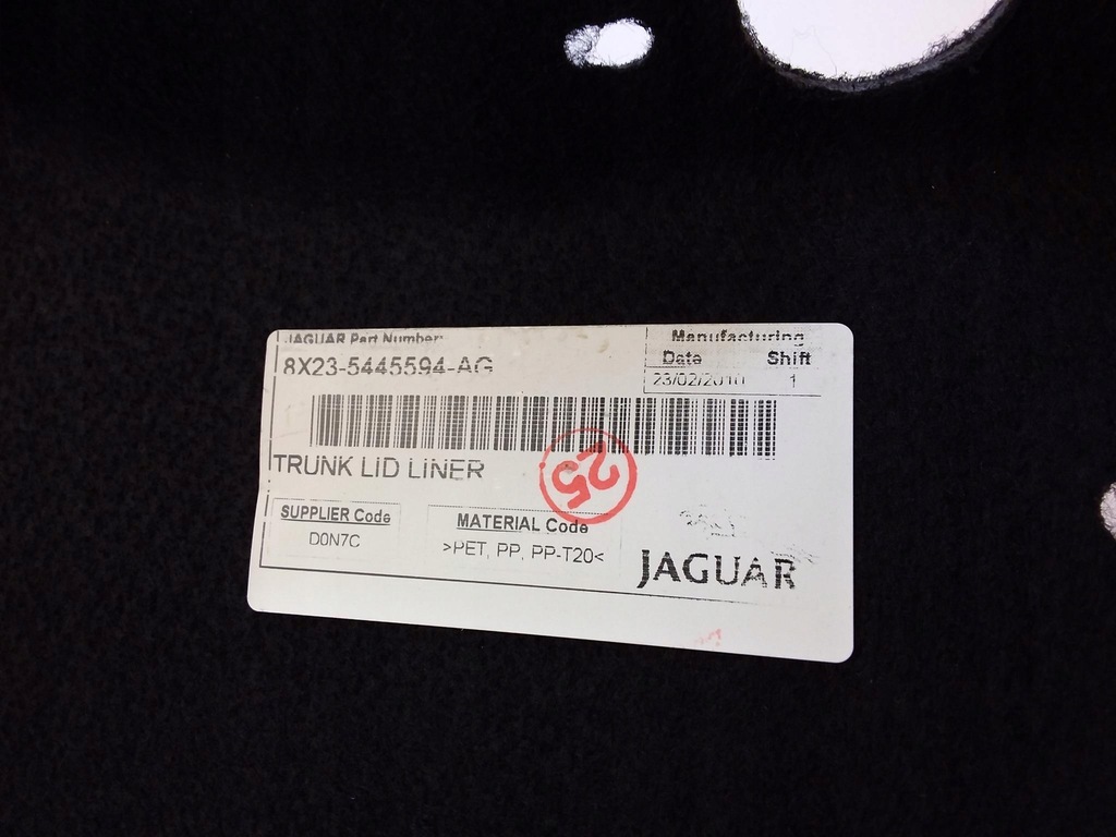 фото №4, Jaguar xf x250 защита обшивка обивка крышки