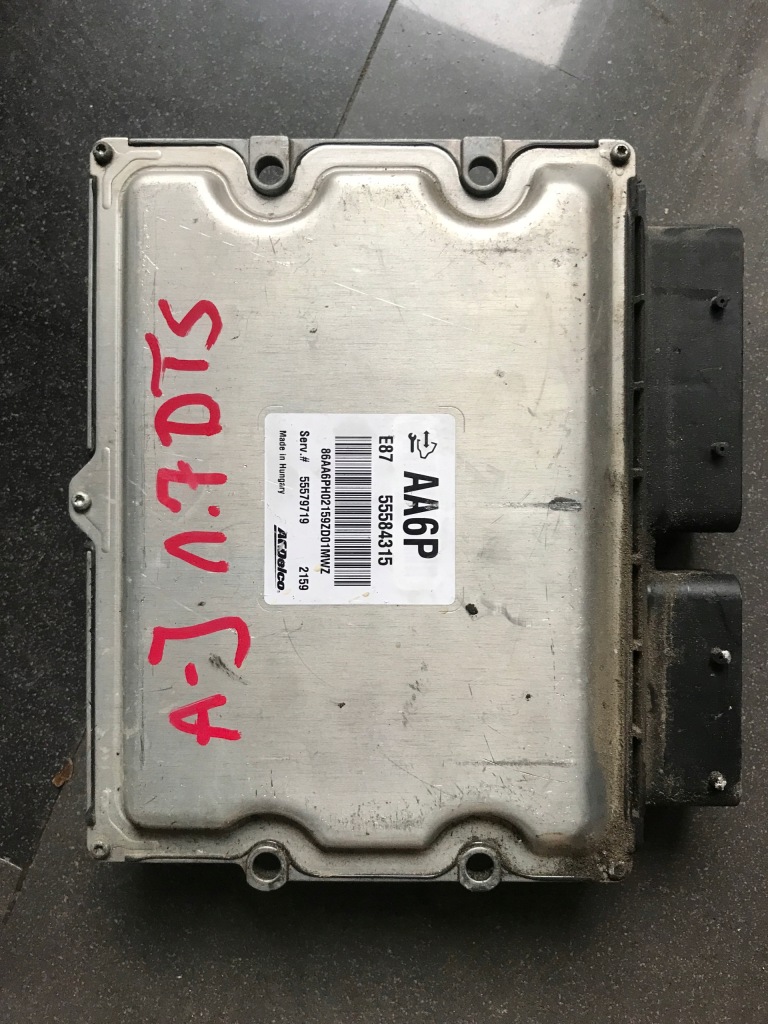 фото №1, Opel astra iv j бортовий комп'ютер блок керування двигуна 55584315