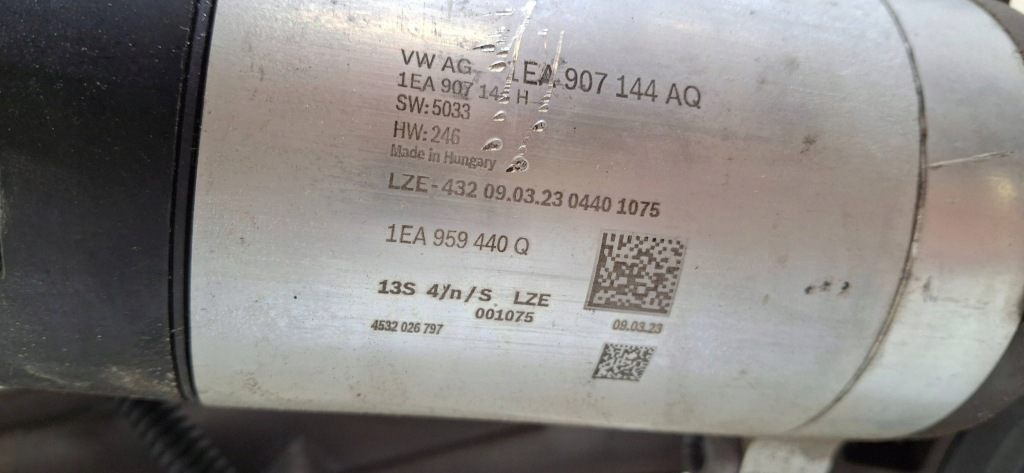 фото №7, Трансмиссия руль рулевая рейка vw id 4 audi q4 skoda seat 1eb423053as