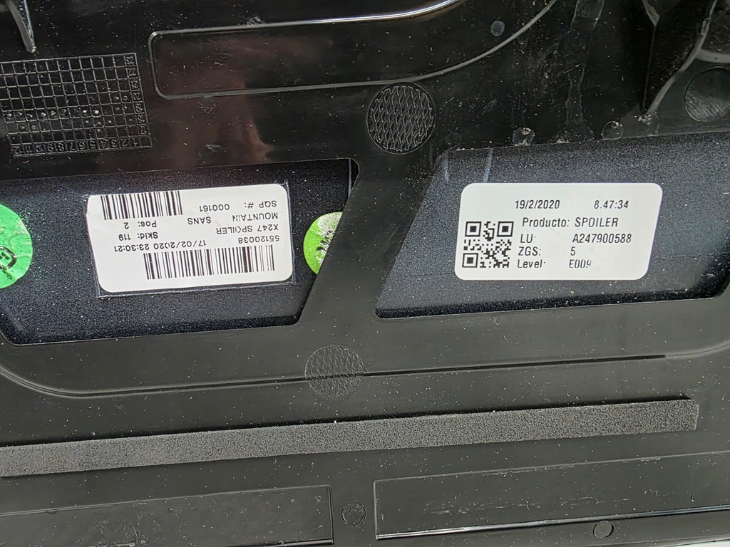 фото №11, Спойлер спойлер кришки mercedes glb x247 amg a2477900688