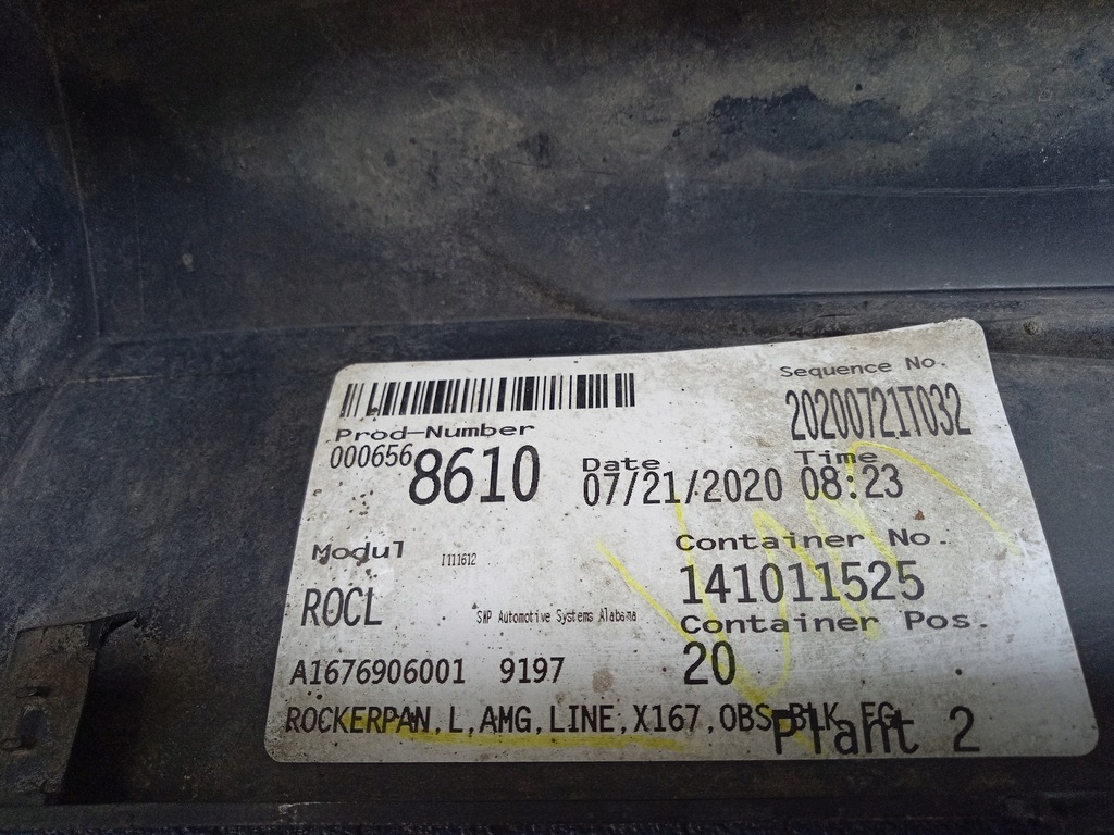 фото №5, Mercedes gls w167 молдинг поріг ліва amg 197