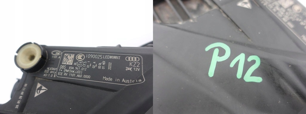 фото №12, Audi q3 ii f3 83a 18- обычная+ led лампа правая eu