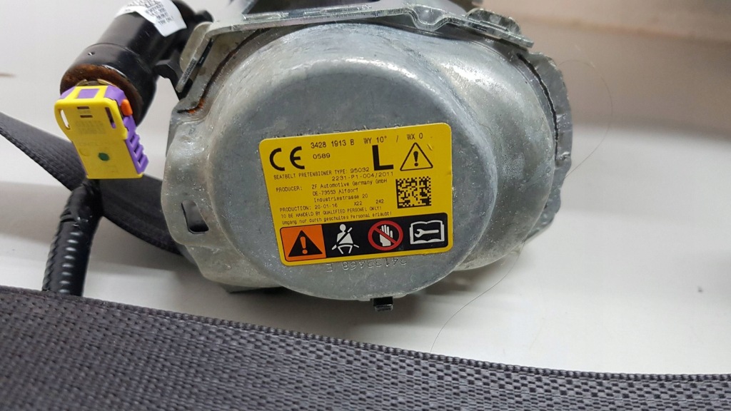 фото №6, Opel astra k приборная панель приборная консоль подушка безопасности ремни оригинал eu europa