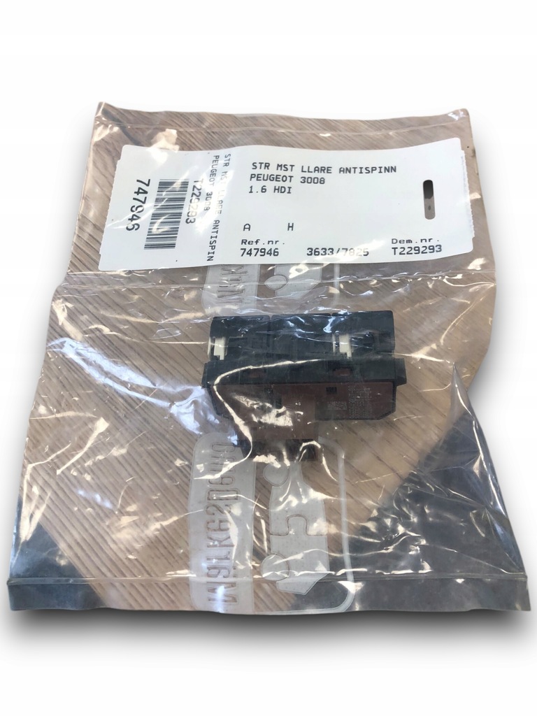 фото №1, Peugeot 3008 вимикач esp 96656492xt